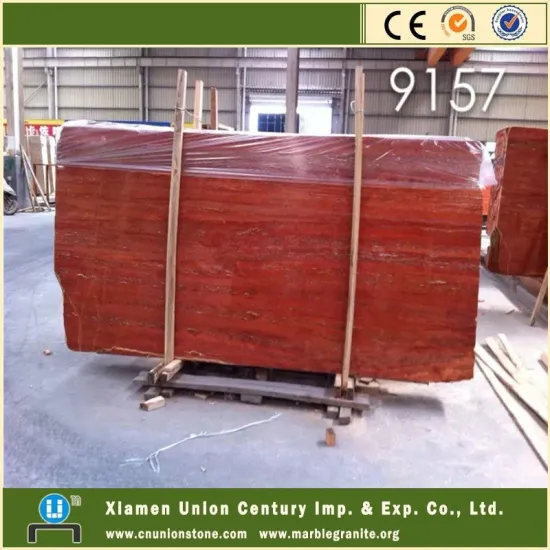 Polish Red Travertine Pavers Tile