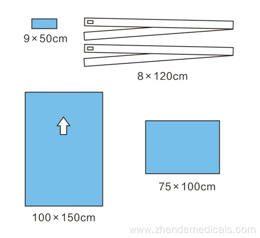 Latex Free New Structure Dental set Surgical Drapes