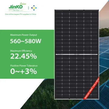 Jinko Solar Panels: 560W, 565W, 570W, 575W, and 580W Monocrystalline Silicon Double-Sided Half-Chip Photovoltaic Modules
