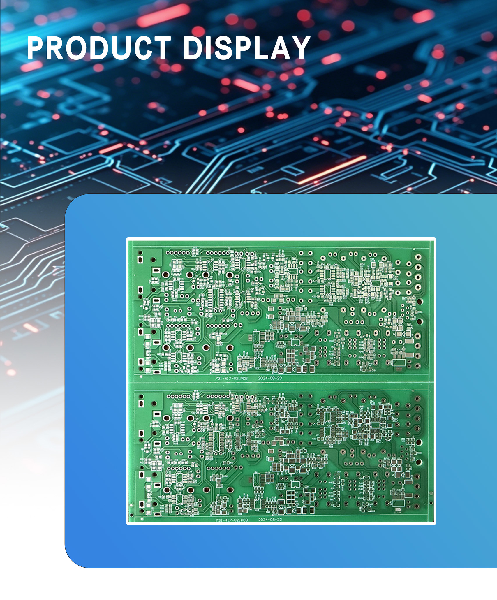 55.FR-4 Double Sided Printed Circuit Board 000