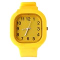 Pure Color Silicone Watch Square Kids à prova d&#39;água