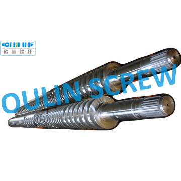 Cincinnati Cmt80/174 Twin Conical Screw and Barrel for PVC Extrusion