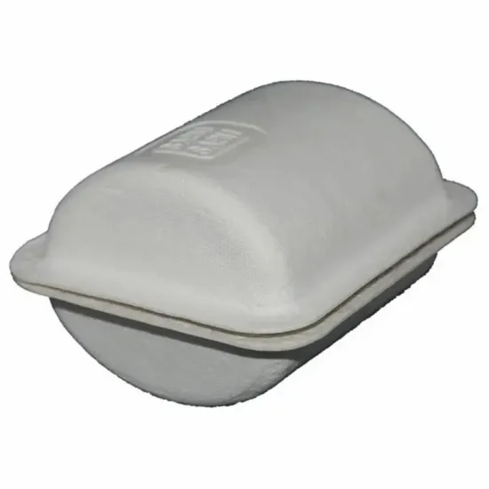 Eco-friendly paper pulp custom shaped soap box packaging