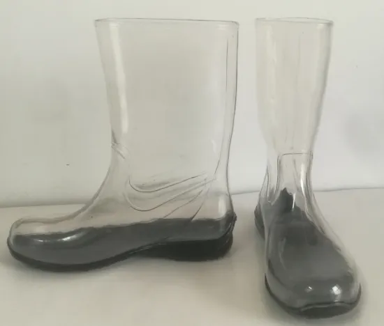 Hot sell transparent lady rain boots, New style ladies boots, Popular style rain boot,Transparent women boots,Female rain boots