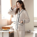 autumn winter women's coral fleece pajamas