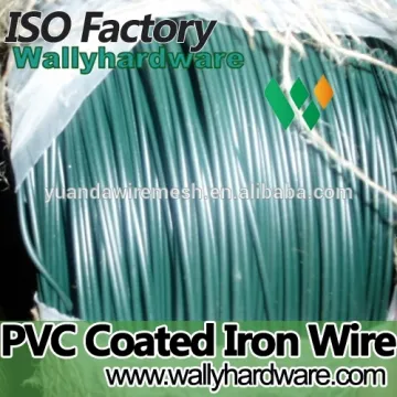 UV resistance Multi Purpose Garden Wire Fencing Wire Green PVC Coated wire