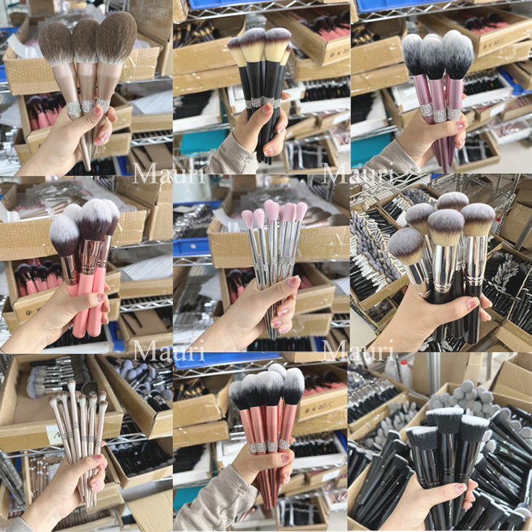 Free Sample Professional Makeup Brushes Single Wooden Handle Double Headed Portable Cosmetic Brush Double Ended Makeup Brush7 Jpg