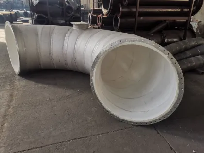 Ceramic Lining Pipe and Elbow.