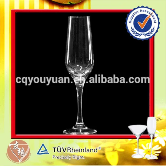 Wholesale Custom Design Beatiful Champagne Flute Glass