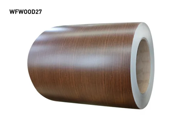 Wooden texture aluminum coil for shutter