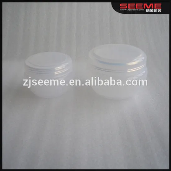 50g skin care hand cream plastic jar pp body scrub jars