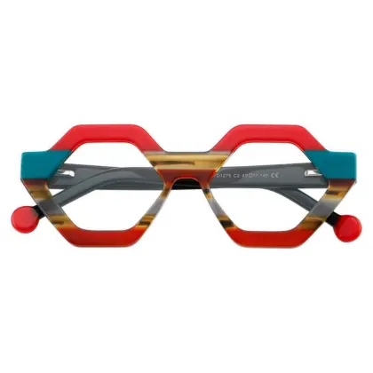 Colourful Acetate Optical Personalised Myopic Glasses Frame