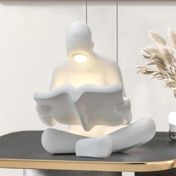 JYLIGHTING Modern Abstract Sculpture Mannequin LED Floor Lamp