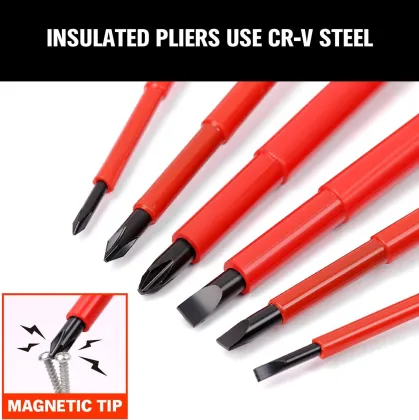 1000V High Voltage Insulated Screwdriver Tool Set with VDE Certification