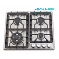 dual fuel freestanding cooker 201 Level S.S Brushed Gas Hob Manufactory