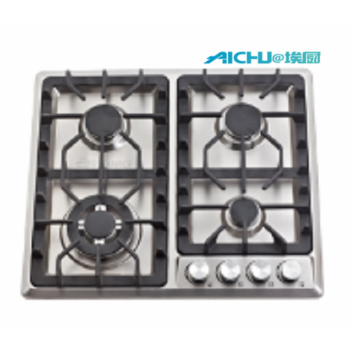 dual fuel freestanding cooker 201 Level S.S Brushed Gas Hob Manufactory