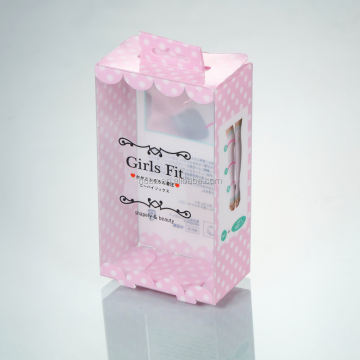 Clear Plastic PVC Underwear and Sock Storage Case - Transparent Gift Box