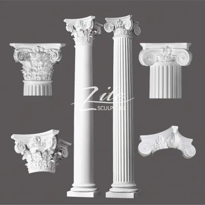 Fine Workmanship marble roman pillars