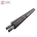 Inaprubahan ng High Output Bimetallic Screw Conical Twin Screw at Barrel