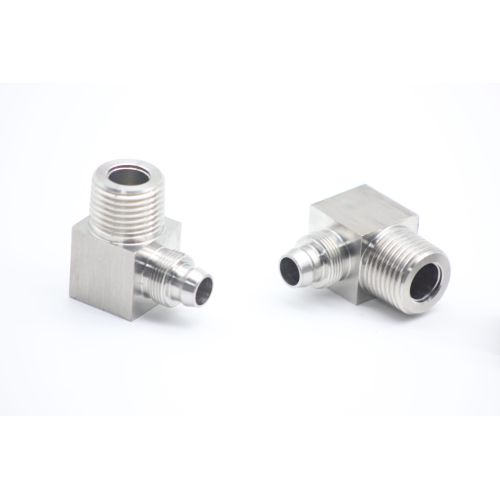 Quick-twist elbow terminal