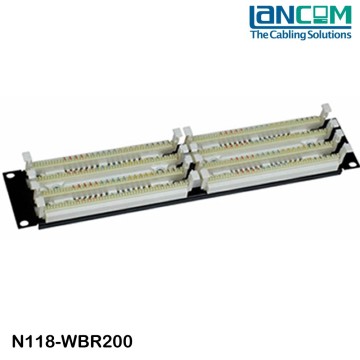 Lancom Over 10 Years Experience Exporting high quality 110 wire block 19u rack type 200 pairs