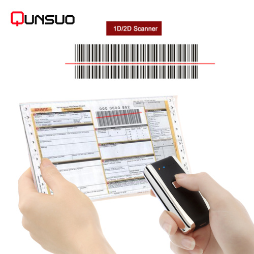 Portable Mini bluetooth barcode QR code Scanner