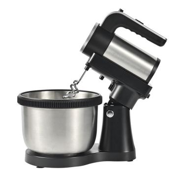 288488 Kitchen Food Hand Mixer: 400W Electric, 5 Speed, Hand Held with Bowl