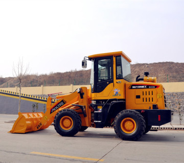 china mini trencher with front end loader