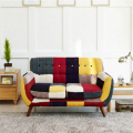 Mid-Century Replica 3pcs Patchwork Couch Armrest Sofas