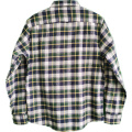 Men Casual Y/D T/C Flannel Long Sleeve Shirt