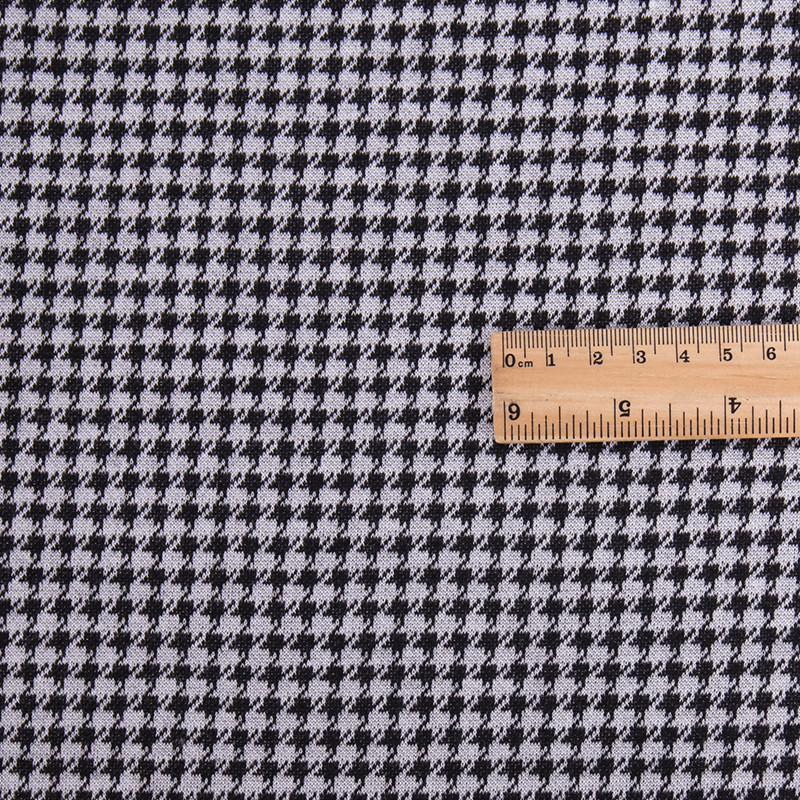 Knitted Swallow Gird Style Polyester Spandex Cloth Fabrics