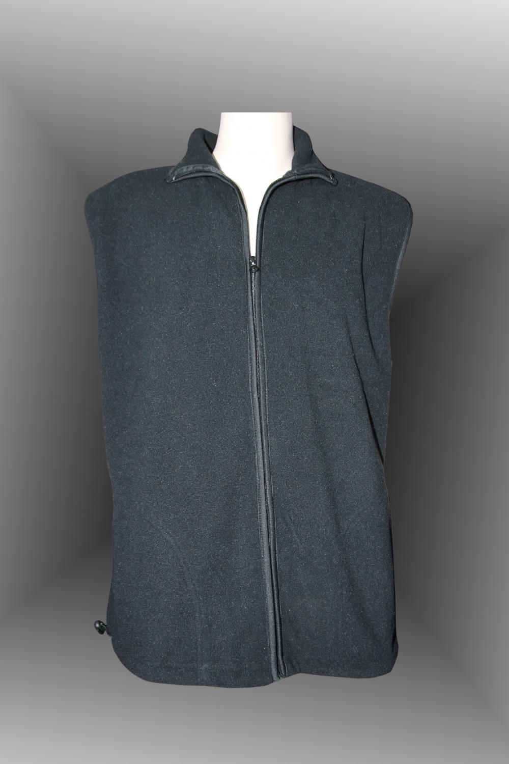 polyester men's polar fleece vest