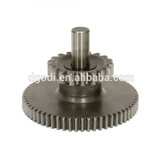 Custom metal double spur starter motor reduction primary drive gear