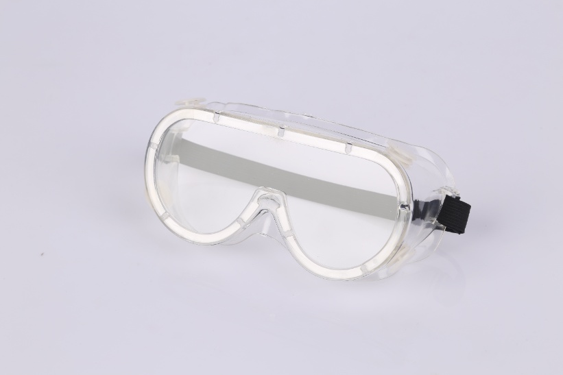 Clear Safety Glasses with Anti-Fog Chemical Splash Protection