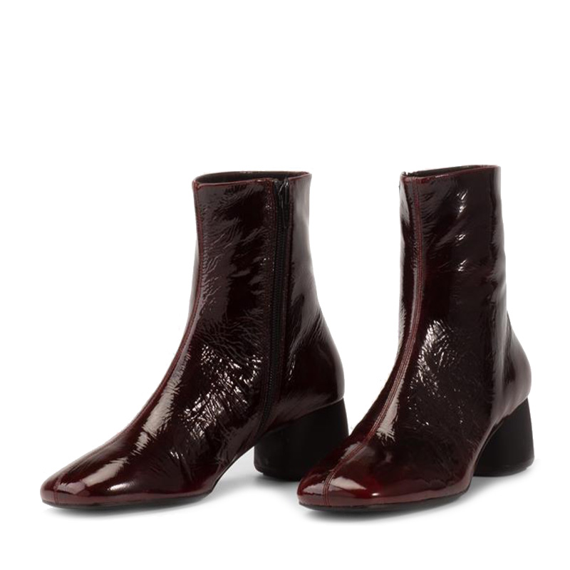 Elegant Low Heel Leather Short Boots for Women