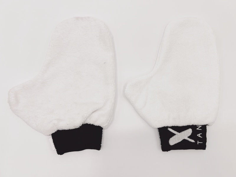 Soft Absorbent facial cleansing gloves