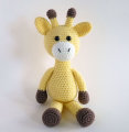 zachte Giraffe gehaakte knuffel