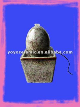 ceramic indoor ball water fountain