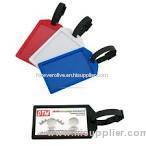 Fancy Soft Pvc Luggage Tag Rubber Travel Baggage Tag 
