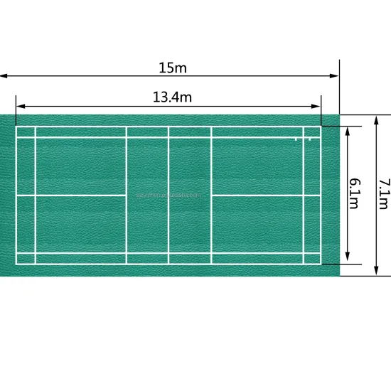 PVC Linoleum Floor for Badminton Court - PVC Carpet Flooring