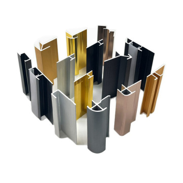 Aluminum divider strips for wall panels