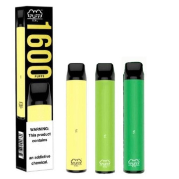 Barra folhada dupla 1600Puffs Vape Pen Interruptor Flavors