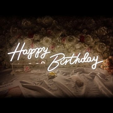 Neon Number Letter Sign LED Light Lamp for DIY Home Decoration: Christmas, Wedding, and Birthday Wishes