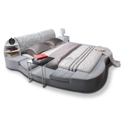 Bed;Fabric Bed;Modern Bed;Bedroom Furniture;
