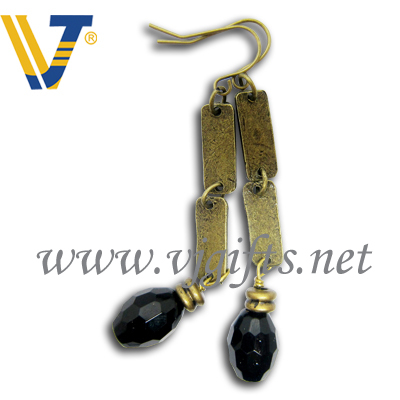 Customized Brass Metal Earrings