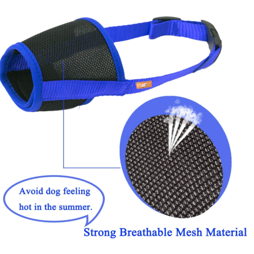 Muzzle Anjing dengan Hook &amp; Loop