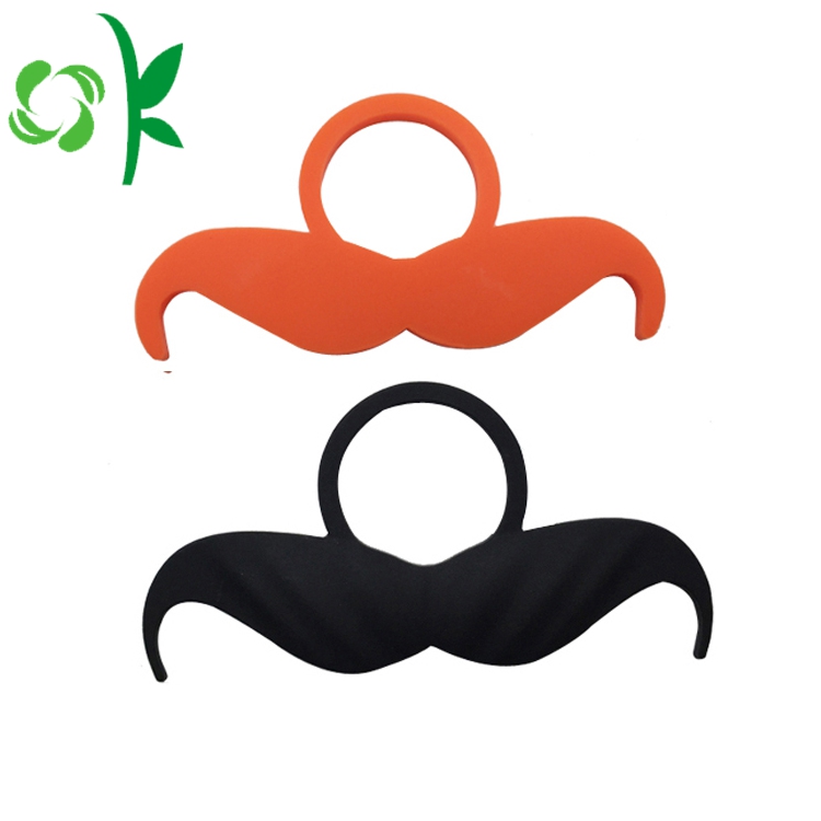 Silicone Wine Glass Identify Mustache for Party Markers