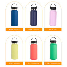 Large capacity spray molded outdoor sports water bottle