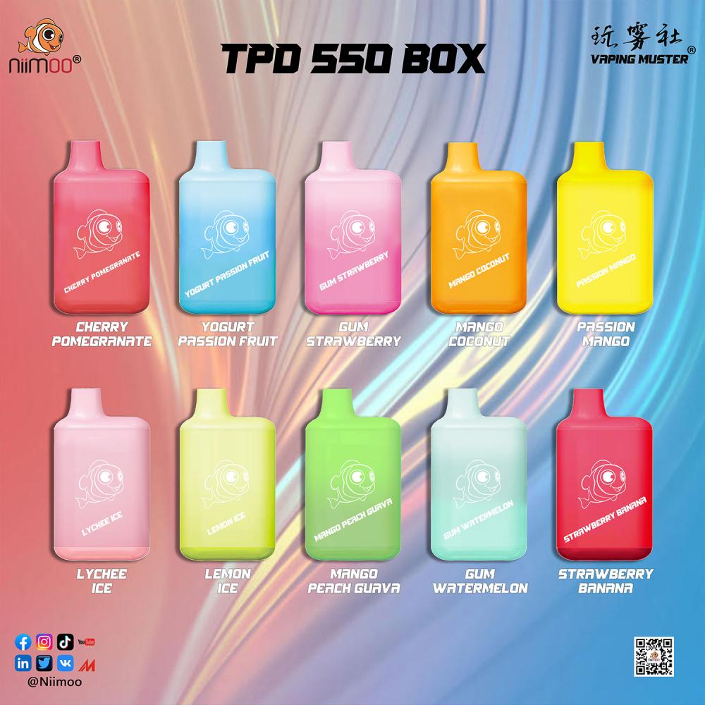 Kotak vape pakai jenama 550Puffs