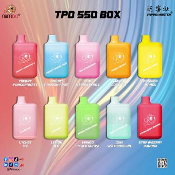 Thương hiệu Vape Box 550puffs thương hiệu